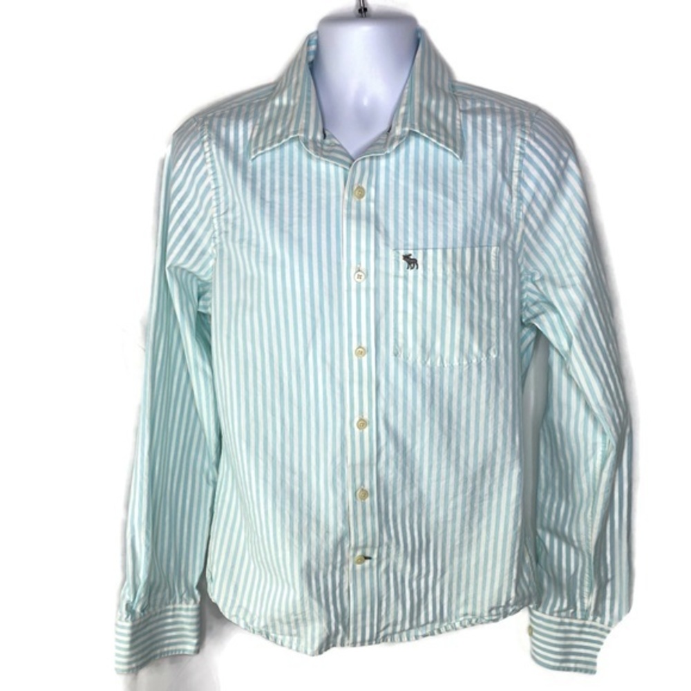 Abercrombie & Fitch Long Sleeve Button Dow…